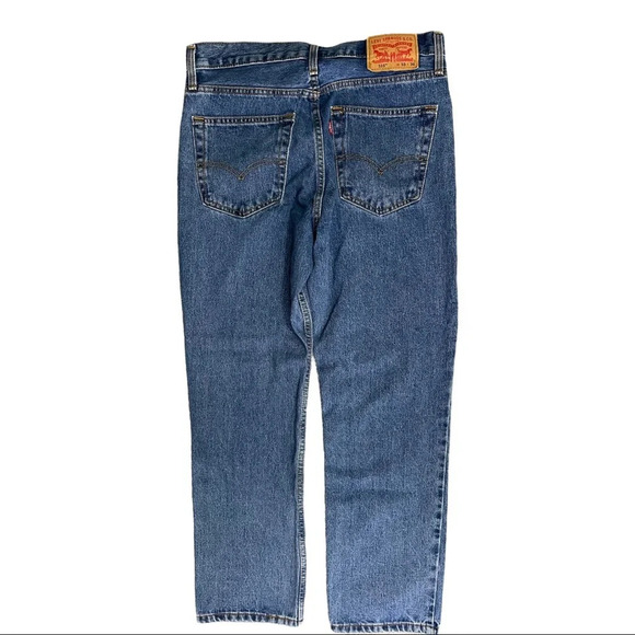 Men’s Levi’s 516 Jeans Straight Fit Stonewashed Jeans  33 - Picture 4 of 11